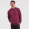 Sudadera básica unisex R-762m-0. Color burdeos.
