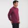 Sudadera básica unisex R-762m-0. Color burdeos.