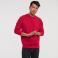 Sudadera básica unisex R-762m-0. Color rojo clásico.