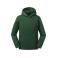 Sudadera con capucha niño R-265b-0. Color verde botella.