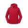 Sudadera con capucha niño R-265b-0. Color rojo clásico.