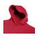 Sudadera con capucha niño R-265b-0. Color rojo clásico.