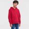 Sudadera con capucha niño R-265b-0. Color rojo clásico.