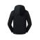 Sudadera con capucha y cremallera niño R-266b-0. Color negro.