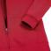 Sudadera con capucha y cremallera niño R-266b-0. Color rojo clásico.