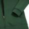 Sudadera con capucha y cremallera niño R-266b-0. Color verde botella.