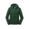 Sudadera con capucha y cremallera niño R-266b-0. Color verde botella.