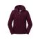 Sudadera con capucha y cremallera niño R-266b-0. Color burdeos.