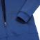 Sudadera con capucha y cremallera niño R-266b-0. Color royal brillante.