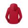 Sudadera con capucha y cremallera niño R-266b-0. Color rojo clásico.