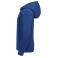 Sudadera con capucha y cremallera niño R-266b-0. Color royal brillante.