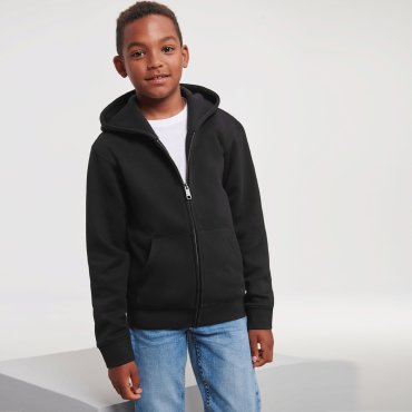 Sudadera con capucha y cremallera niño R-266b-0