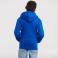 Sudadera con capucha y cremallera niño R-266b-0. Color royal brillante.