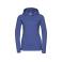 Sudadera con capucha mujer R-265f-0. Color royal brillante.