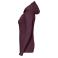 Sudadera con capucha mujer R-265f-0. Color burdeos.