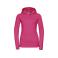 Sudadera con capucha mujer R-265f-0. Color rosa.