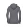 Sudadera con capucha mujer R-265f-0. Color gris medio.