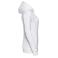 Sudadera con capucha mujer R-265f-0. Color blanco.