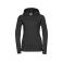 Sudadera con capucha mujer R-265f-0. Color negro.