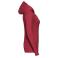 Sudadera con capucha mujer R-265f-0. Color rojo clásico.