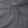 Sudadera con capucha mujer R-265f-0. Color gris medio.