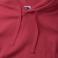 Sudadera con capucha mujer R-265f-0. Color rojo clásico.
