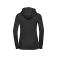 Sudadera con capucha mujer R-265f-0. Color negro.