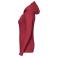 Sudadera con capucha mujer R-265f-0. Color rojo clásico.