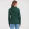 Sudadera con capucha mujer R-265f-0. Color verde botella.
