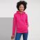Sudadera con capucha mujer R-265f-0. Color rosa.
