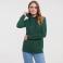 Sudadera con capucha mujer R-265f-0. Color verde botella.
