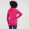 Sudadera con capucha mujer R-265f-0. Color rosa.