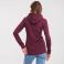 Sudadera con capucha mujer R-265f-0. Color burdeos.