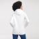 Sudadera con capucha mujer R-265f-0. Color blanco.