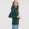 Sudadera con capucha mujer R-265f-0. Color verde botella.