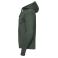 Sudadera con capucha hombre R-265m-0. Color verde botella.