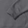 Sudadera con capucha hombre R-265m-0. Color gris medio.