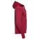 Sudadera con capucha hombre R-265m-0. Color rojo clásico.