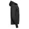 Sudadera con capucha hombre R-265m-0. Color negro.