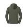 Sudadera con capucha hombre R-265m-0. Color olive.