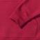 Sudadera con capucha hombre R-265m-0. Color rojo clásico.