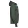 Sudadera con capucha hombre R-265m-0. Color verde botella.