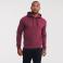 Sudadera con capucha hombre R-265m-0. Color burdeos.