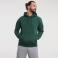Sudadera con capucha hombre R-265m-0. Color verde botella.