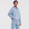 Sudadera con capucha hombre R-265m-0. Color mineral blue.