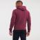 Sudadera con capucha hombre R-265m-0. Color burdeos.