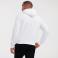 Sudadera con capucha hombre R-265m-0. Color blanco.