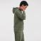 Sudadera con capucha hombre R-265m-0. Color olive.