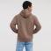 Sudadera con capucha hombre R-265m-0. Color mocha.