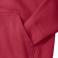 Sudadera con capucha y cremallera hombre R-266m-0. Color rojo clásico.